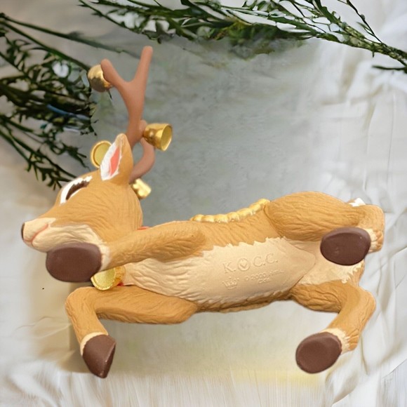 Hallmark Keepsake Ornament Collectors Club Ringing Reindeer 2000 Membership - Picture 6 of 7